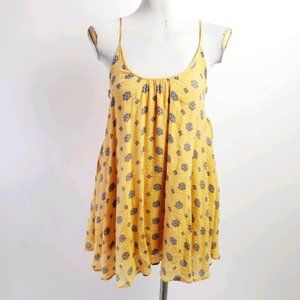 Anthropologie xs yellow top Kimchi Blue boho